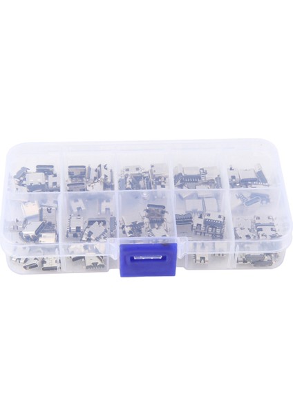 100 Adet/lot 10 Model Tip-C USB Şarj Yuvası Konnektörleri (Yurt Dışından)