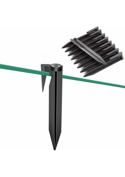 50 Adet 8,5 cm Hat Presleme Çivisi, Çim Biyolojik Olarak Parçalanabilir Sinyal Hattı Çivisi (Yurt Dışından)