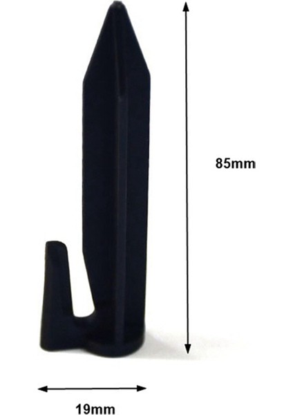 50 Adet 8,5 cm Hat Presleme Çivisi, Çim Biyolojik Olarak Parçalanabilir Sinyal Hattı Çivisi (Yurt Dışından)