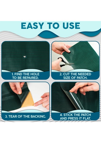 Havuz Yama Onarım Kiti 2 Rulo 8X40 Inç, Poolsafety Kapak Yama Kiti (Yurt Dışından)