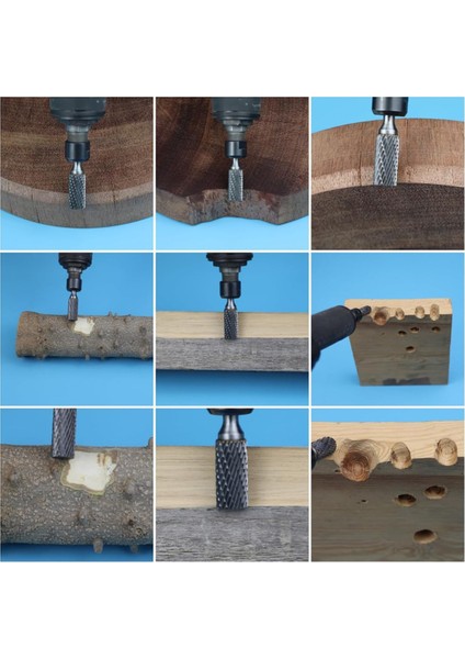 Karbür Freze Seti 1/4 Inç Şaft 10 Parça Beton Taş Kaynaklamak Için (Yurt Dışından)