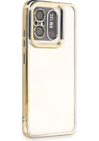 Xiaomi Redmi 12C Kılıf Slot Silikon - Gold Bstmy