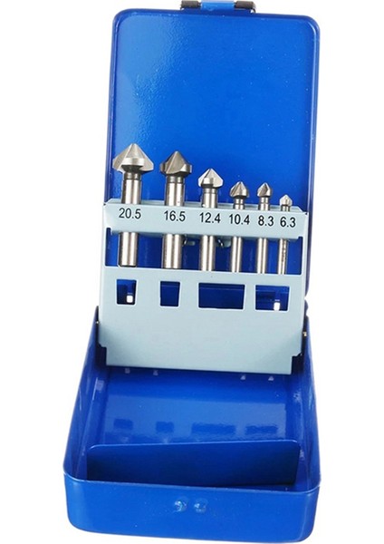 6 Adet 6.3-20.5mm Tam Taşlama Yüksek Hızlı Çelik Pah Kırma Makinesi (Yurt Dışından)
