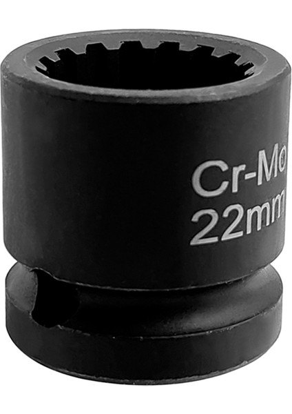 Kam Mili Manşon Vanos Soketi Için Alet 12 Inç 22 mm 16PT (Yurt Dışından)
