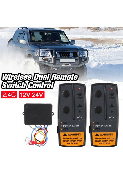 2.4g 12V 24V Elektrikli Vinç Anahtarı Kontrol Cihazı Uzaktan Kumanda (Yurt Dışından)