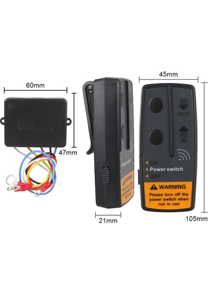 2.4g 12V 24V Elektrikli Vinç Anahtarı Kontrol Cihazı Uzaktan Kumanda (Yurt Dışından)