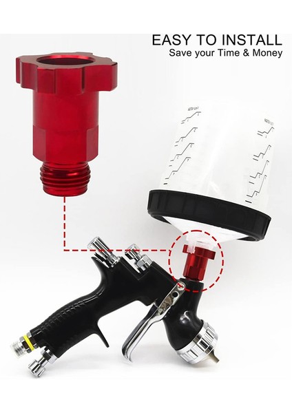 Paintgun Bardak Adaptörü (Yurt Dışından)