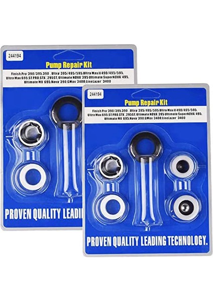 244194 Airless Boya Püskürtme Makinesi 390 395 490 495 3400 (2 Paket) Için Onarım (Yurt Dışından)