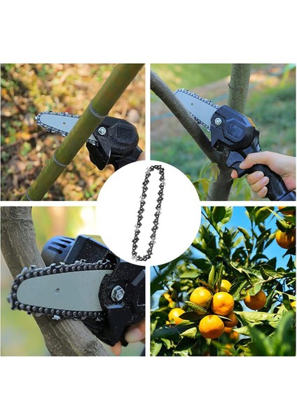 Mini Testere Zinciri 4 Inç Kılavuz Testere Zinciri 1/4 Lp Pitch, 28 Bölüm (Yurt Dışından)