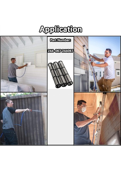 Airless Boya Püskürtme Makineleri Iı 5900 Için Kolay Çıkışlı Manifold Filtreleri, (Yurt Dışından)