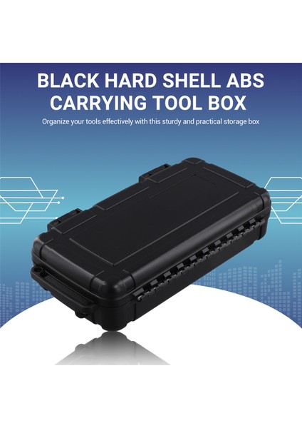 Siyah Sert Kabuklu Abs Taşıma Alet Kutusu Darbeye Dayanıklı Taşınabilir Alet Kutusu (Yurt Dışından) indirimleri