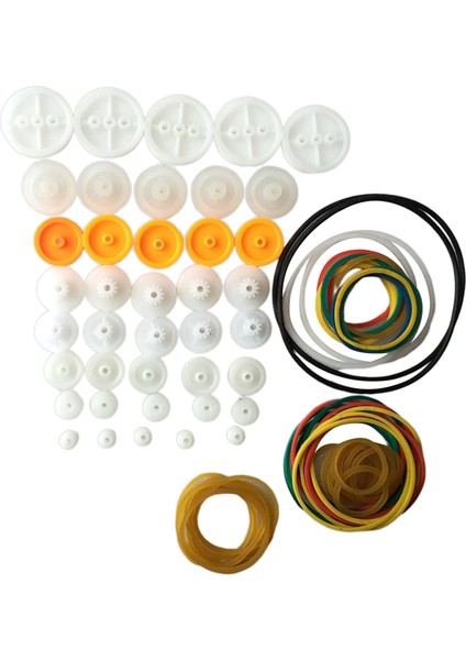 84 Parça Transmisyon Kayış Kasnağı Lastik Bant Kombinasyon Seti (Yurt Dışından)