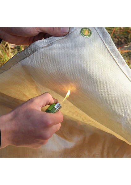 Ateş Çukuru Matı - 39 x 39IN Ateş Altında Yangına Dayanıklı Battaniye (Yurt Dışından) fırsatları