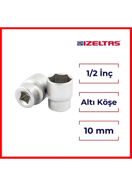 Altı Köşe Lokma Anahtar, 1/2 İnç 10 mm, Yüksek Tork Dayanımı fiyatları