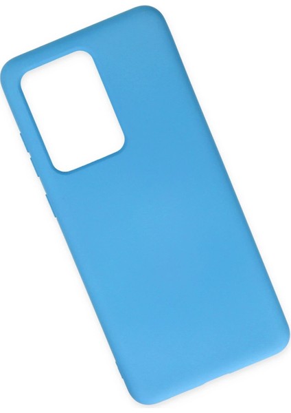 Samsung Galaxy S20 Ultra Kılıf Nano Içi Kadife Silikon - Mavi Bstmy