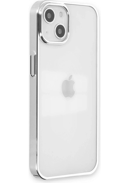 Iphone 14 Plus Kılıf Element Silikon - Gümüş Bstmy
