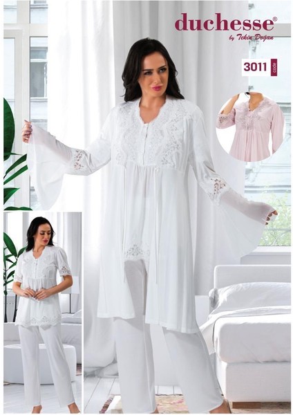3011 Hamile Lohusa 3 Lü Pijama Sabahlık