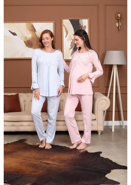 Birolgaye Bone Club 5707 Pudra Hamile Lohsua Pijama Tk modelleri
