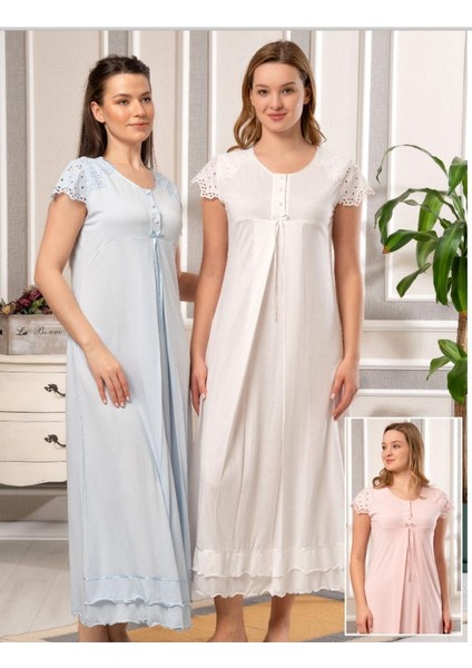 1817 Ekru Hamile Lohusa Gecelik fiyatları