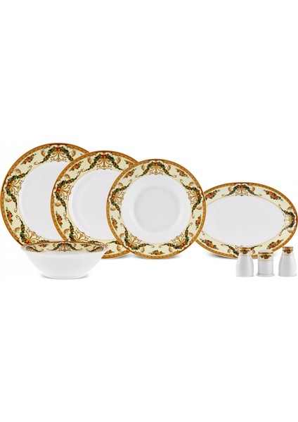 Forever Bone Orlando 53 Parça 12 Kişilik Yemek Takımı fiyatları