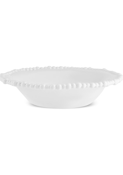 Perla Melamin Çukur Tabak 22 cm Beyaz fırsatları