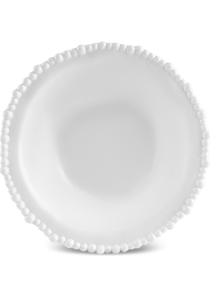 Perla Melamin Çukur Tabak 22 cm Beyaz indirimleri