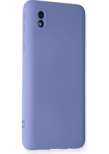 Samsung Galaxy A01 Core Kılıf Nano Içi Kadife Silikon - Lila Bstmy