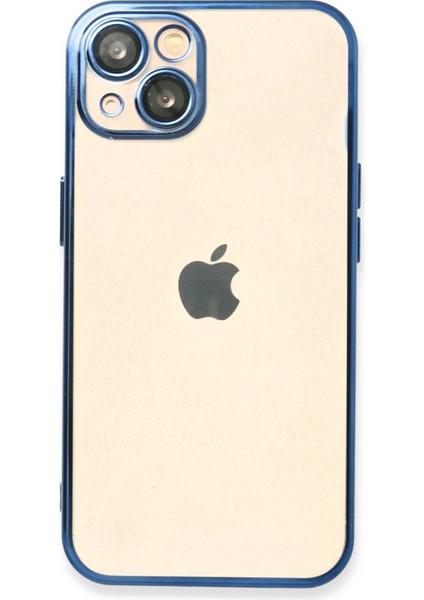 Iphone 14 Plus Kılıf Razer Lensli Silikon - Açık Mavi Bstmy