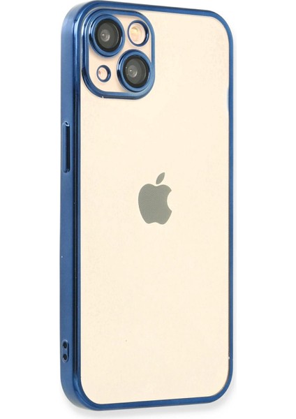 Iphone 14 Plus Kılıf Razer Lensli Silikon - Açık Mavi Bstmy