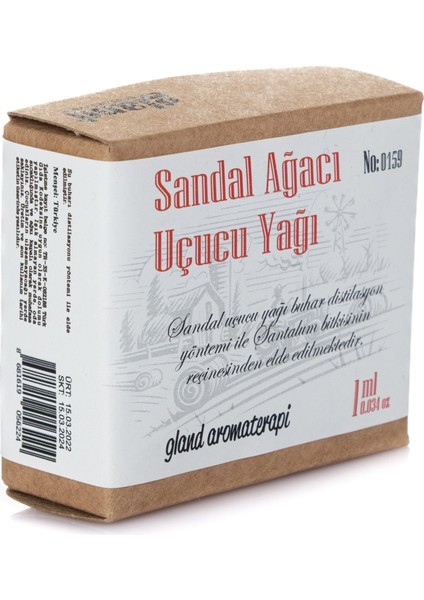 Sandal Ağacı(Santalum Album) Uçucu Yağı 1ml fiyatları
