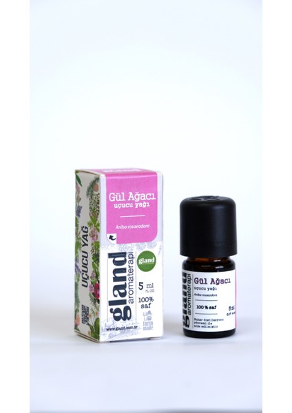 Gül Ağacı Uçucu Yağı - Aniba Rosaeodora 5ml