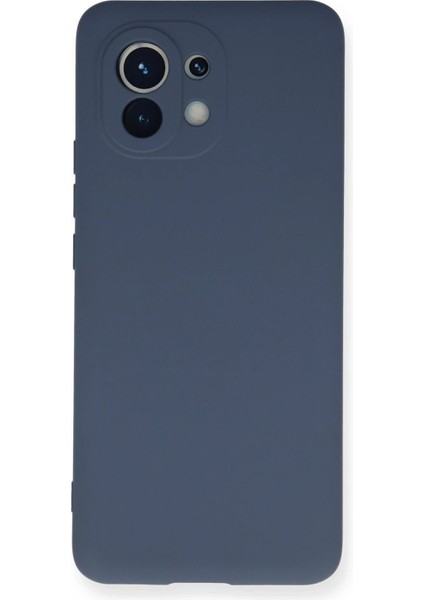 Xiaomi Mi 11 Kılıf Nano Içi Kadife Silikon - Gri Bstmy
