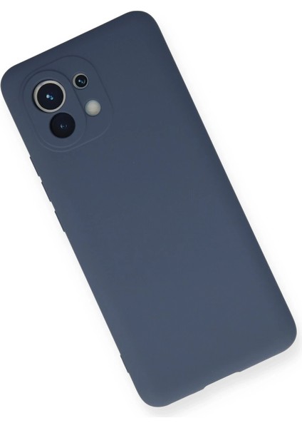 Xiaomi Mi 11 Kılıf Nano Içi Kadife Silikon - Gri Bstmy