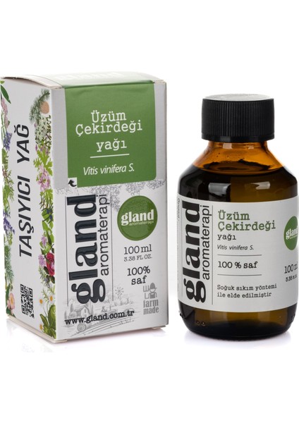 Üzüm Çekirdeği Yağı - Vitis Vinifera Seed 100ML