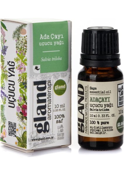 Adaçayı Uçucu Yağı - Salvia Triloba 10ML