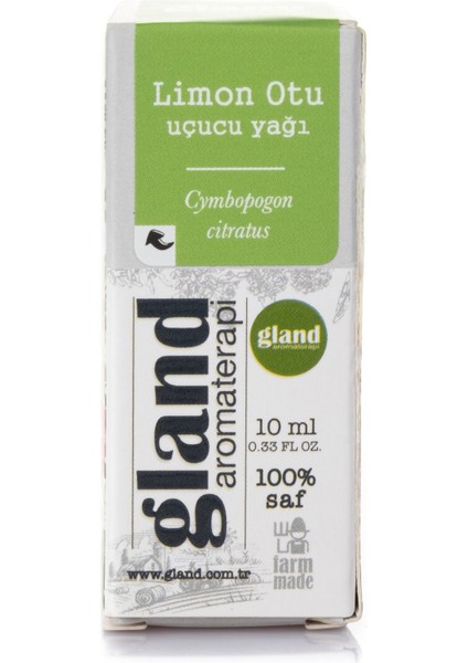 Limon Otu(Cymbopogon Citratus) Uçucu Yağı 10ML