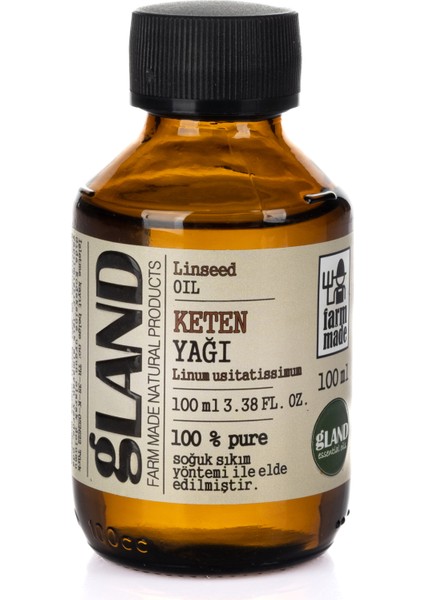 Keten Yağı - Linum Usitatissimum 100ML