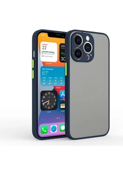 iPhone 12 Pro Max – Kılıf Huks Tam Korumalı Silikon Kılıf Kapak (Renkli)