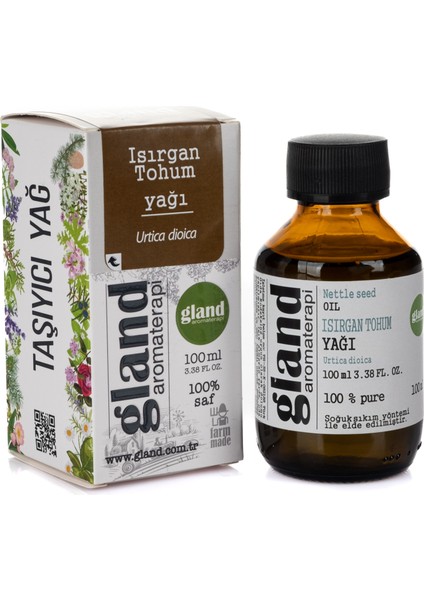 Isırgan Tohum(Urtica Dioica) Yağı 100ML