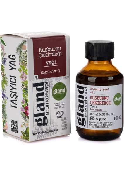 Kuşburnu Çekirdeği(Rosa Canina Seed) Yağı 100ML