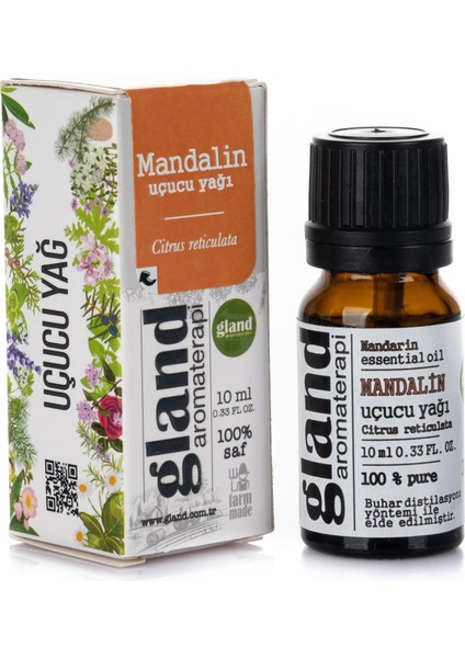 Yeşil Mandalina Kabuk(Citrus Nobilis) Uçucu Yağı 10ml