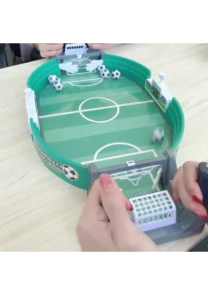 Çocuklar Için Eğitici El Tipi Savaş Makinesi Ebeveyn-Çocuk Iki Kişilik Masa Oyunu Büyük Futbol Sahası Oyuncağı 6 Top ile (Yurt Dışından)