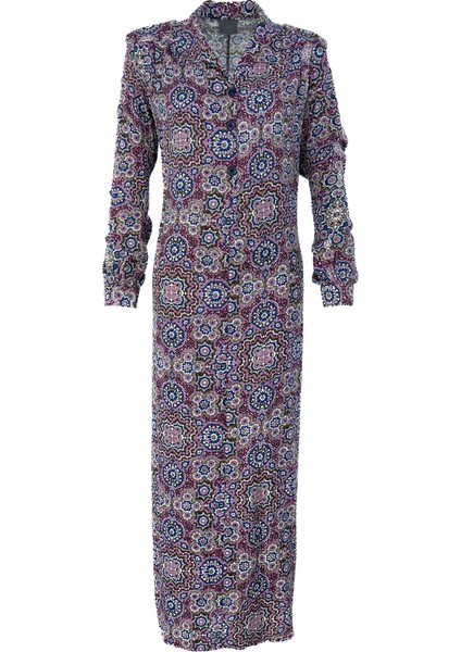 Kadın Klasik Boydan Anne Elbise Yazlık Mevsimlik Dokumakumaş Papatyam Desenli Vatkalı Robalı fiyatları