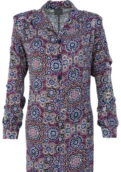 Kadın Klasik Boydan Anne Elbise Yazlık Mevsimlik Dokumakumaş Papatyam Desenli Vatkalı Robalı modelleri