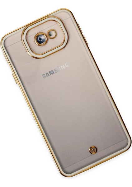 Samsung Galaxy J7 Prime Kılıf Liva Lens Silikon - Beyaz Bstmy