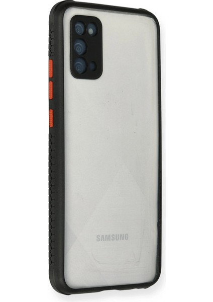 Samsung Galaxy A02S Kılıf Miami Şeffaf Silikon - Siyah Bstmy