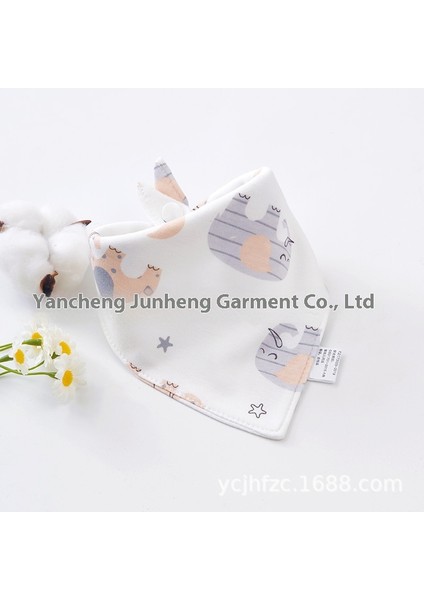 Pamuk Nefes Alabilen Önlük Üçgen Atkı Üçgen Salya Akıtma Havlusu Emzirme Havlusu Dört Mevsim Modelleri (Yurt Dışından)