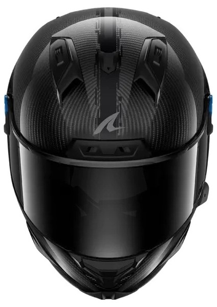 Aeron-Gp Siyah Full Carbon Fım Racıng Kask ( +1 Siyah Vizör )