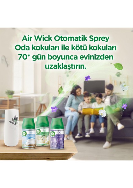 Oda Kokusu Freshmatik, Otomatik Sprey Makine Yedek Bahar Çiçekleri 3X250 ml
