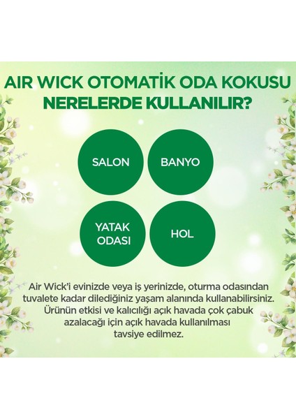 Oda Kokusu Freshmatik, Otomatik Sprey Makine Yedek Bahar Çiçekleri 3X250 ml